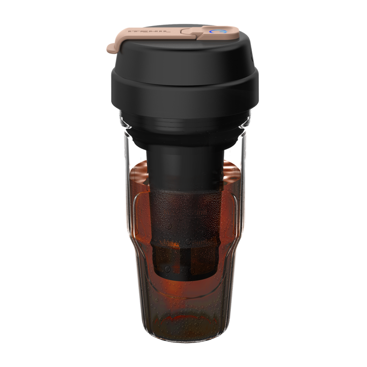 Black Portable Coffee Cup