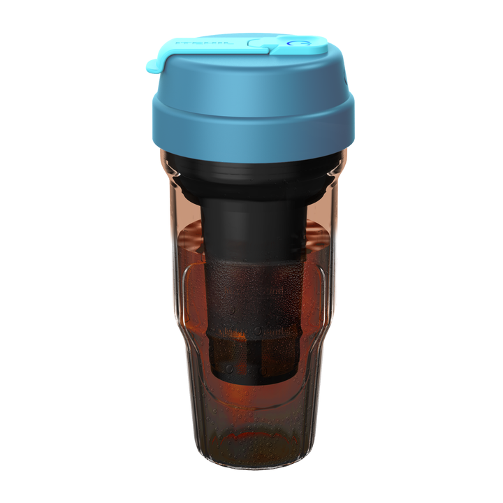 Sky Blue Portable Coffee Cup