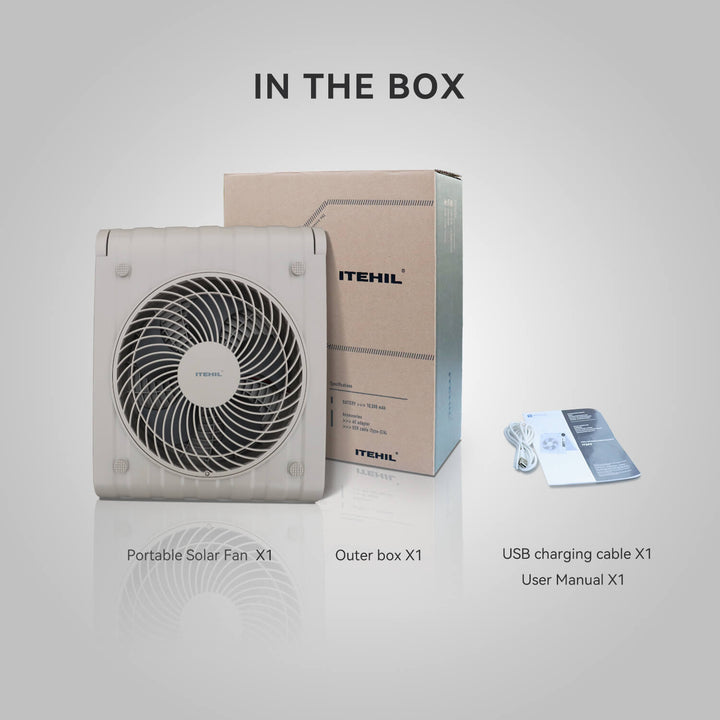 Solar Fan Packaging Box